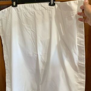 Excellent White Cotton European Shams